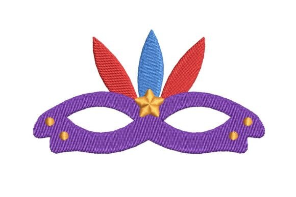Colorful Feathered Masquerade Mask with Star Embroidery Design Review