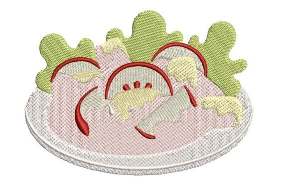 Creamy Waldorf Salad Embroidery Design Review