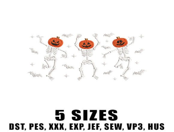 Dancing Skeleton Embroidery Design Review