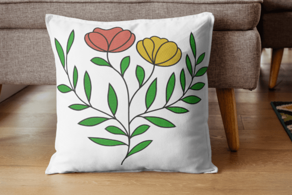 Dual Flower Branch Embroidery Art Review