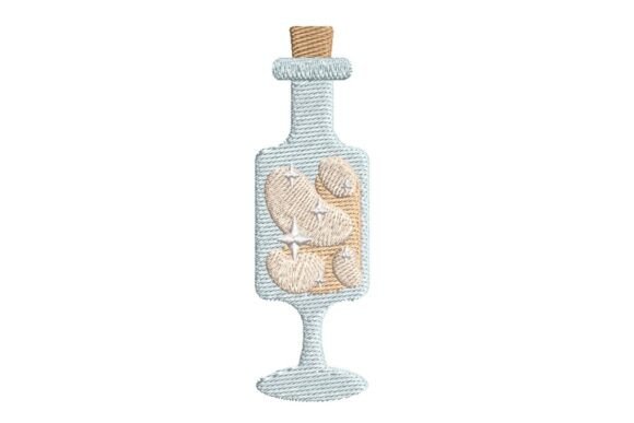 Enchanting Good Looks Magic Potion Bottle Embroidery Design