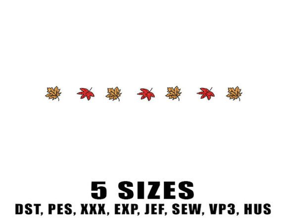 Falling Leaves Border Embroidery Design Review