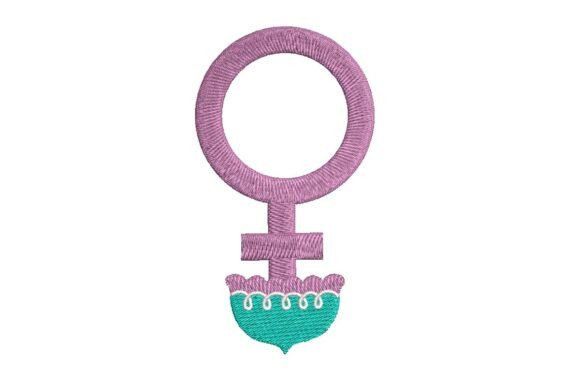 Floral Crown Female Symbol Embroidery Design Review