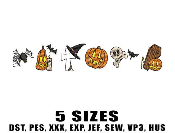 Halloween Face Embroidery Design Review