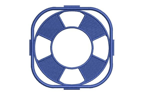 Nautical Life Buoy Embroidery Design Review