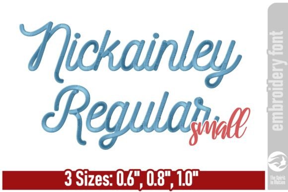 Nickainley Monoline Embroidery Font - S Review