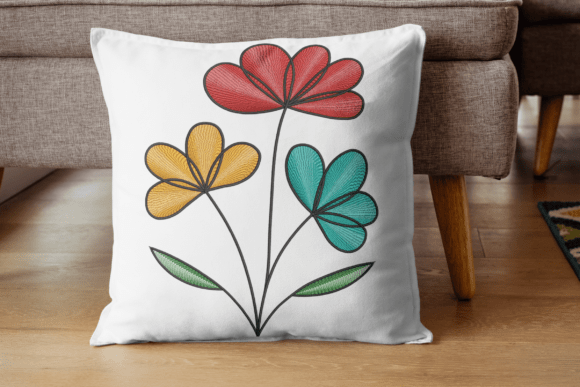 Vibrant Trio Floral Embroidery Art Review